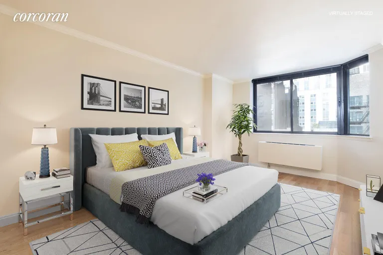 New York City Real Estate | View 280 Park Avenue South, 7H | King-sized bedroom with northern & eastern light | View 5