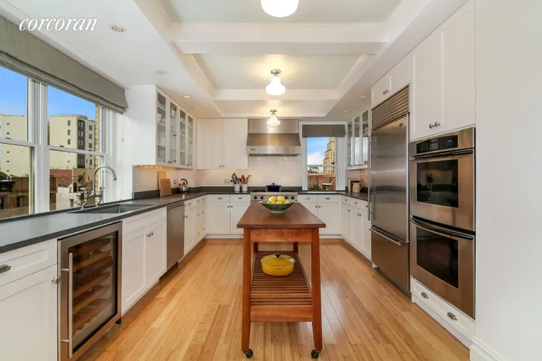 New York City Real Estate | View 35 Pierrepont Street, 7A | Huge Cook's Kitchen | View 6