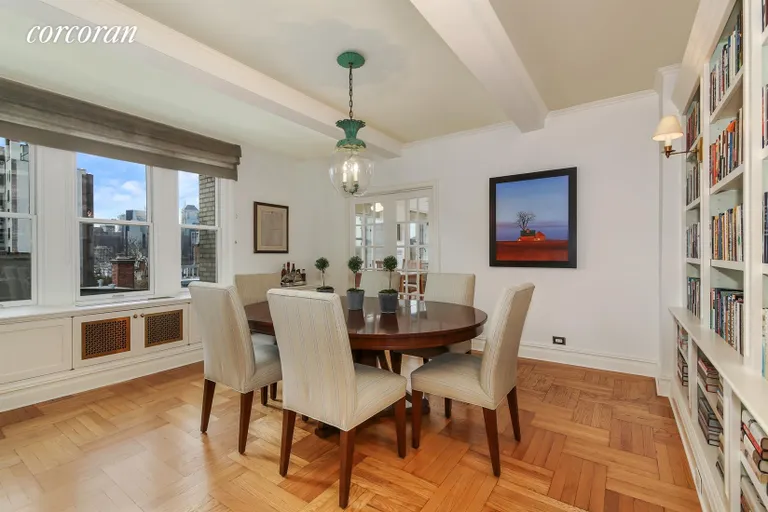New York City Real Estate | View 35 Pierrepont Street, 7A | Formal Dining Room with Built-ins | View 4
