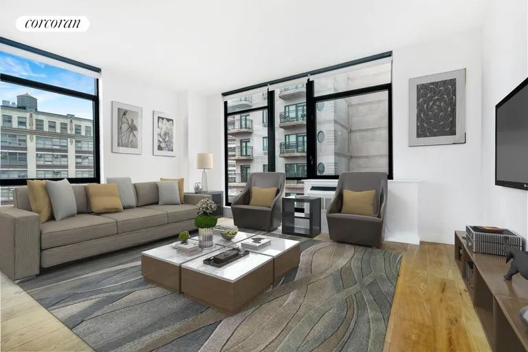 New York City Real Estate | View 180 Nassau Street, 5E | 1 Bed, 1 Bath | View 1