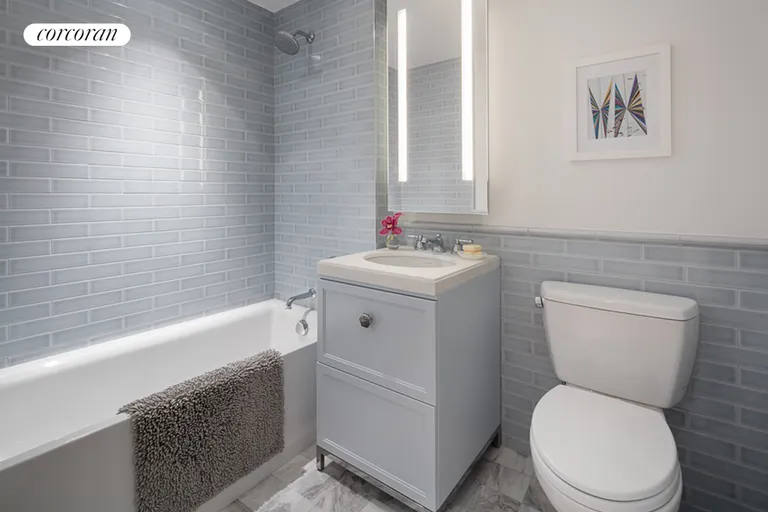 New York City Real Estate | View 389 East 89th Street, 28C | En-suite Secondary Bath | View 3
