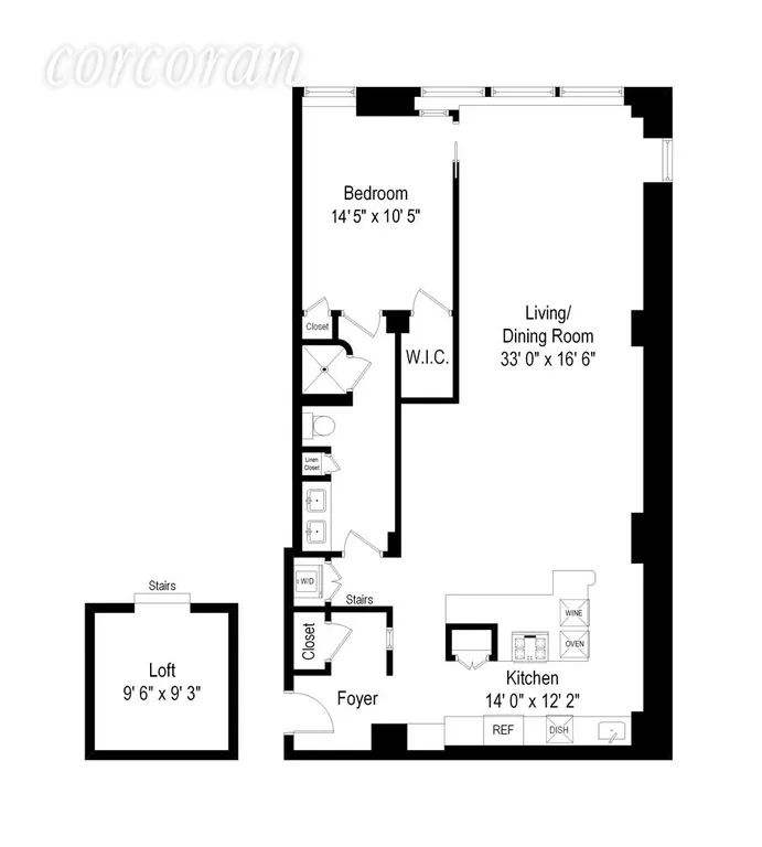 New York City Real Estate | View 114 East 13th Street, 3B | Floor Plan | View 5