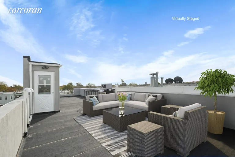 New York City Real Estate | View 207 Cornelia Street, #2 | Whoa! Relax with friends on your private roof | View 5