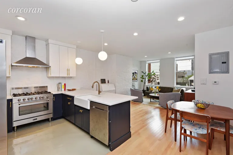 New York City Real Estate | View 207 Evergreen Avenue | Kitchen/Living | View 2