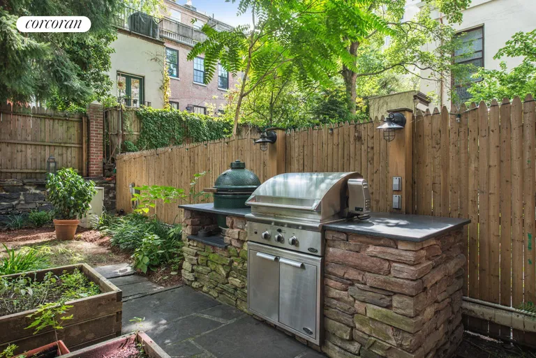 New York City Real Estate | View 119 Henry Street, 1 | Private Garden | View 9