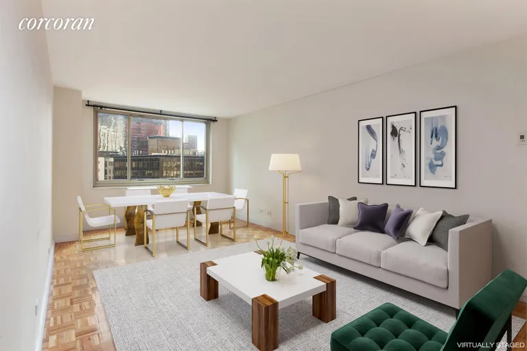 New York City Real Estate | View 30 West 63rd Street, 15D | Living Room | View 3