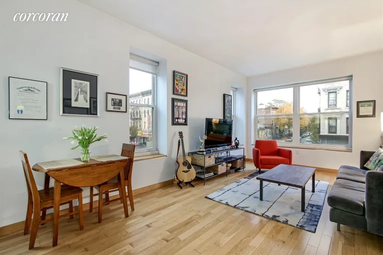 New York City Real Estate | View 318 Knickerbocker Avenue, 2A | Living Room / Dining Room | View 2