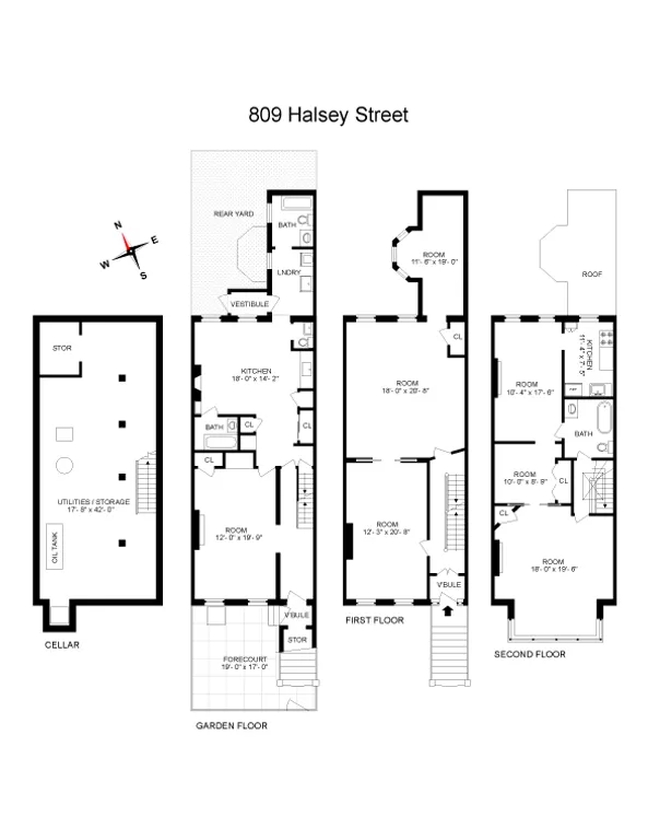 809 Halsey Street | floorplan | View 5
