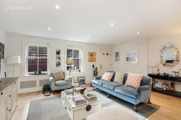 New York City Real Estate | View 331 De Graw Street | Garden Duplex Living Room | View 18