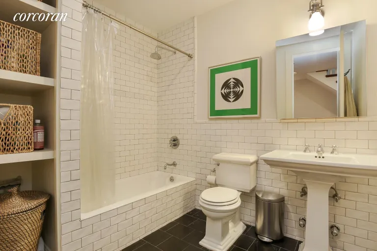 New York City Real Estate | View 331 De Graw Street | Classic New York Baths with Marble and Subway Tile | View 12