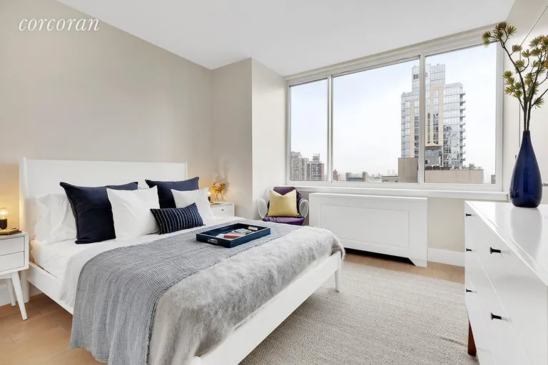 New York City Real Estate | View 389 East 89th Street, 24A | Third Bedroom with Walk-In Closet | View 7