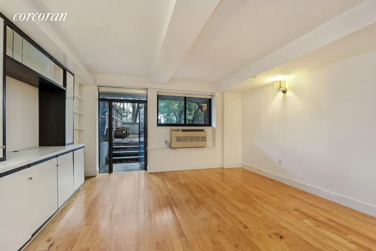New York City Real Estate | View 457 Atlantic Avenue, 2B | Living Room with Private Terrace | View 3