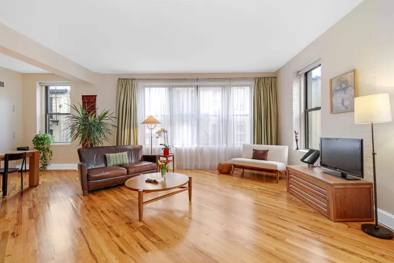 New York City Real Estate | View 449 12th Street, 3R | NE Corner Living Room | View 2