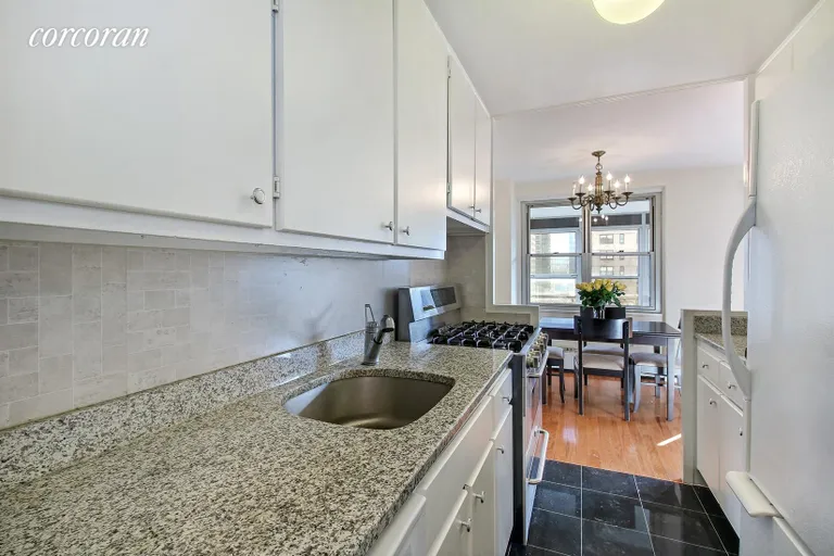 New York City Real Estate | View 303 West 66th Street, 20GE | Chef's Galley Kitchen | View 2