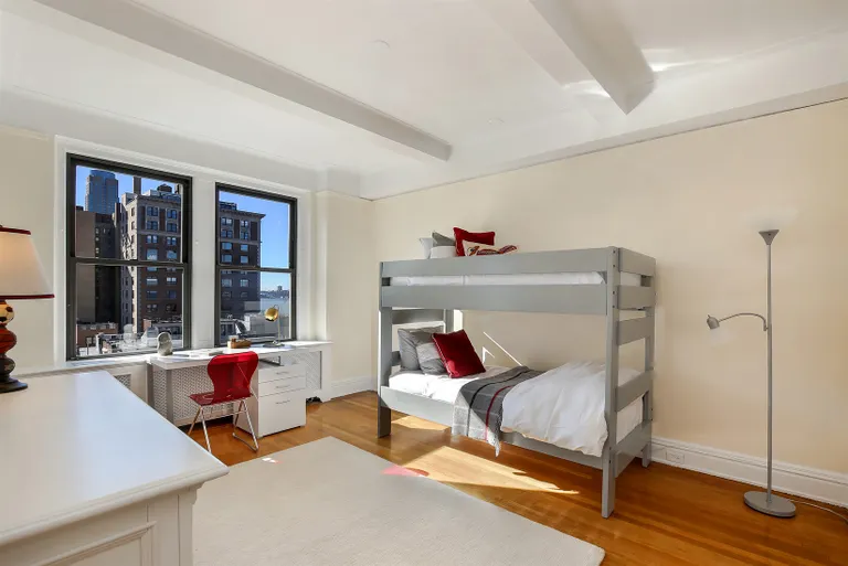 New York City Real Estate | View 50 Riverside Drive, 10D | Second Bedroom with south views | View 13