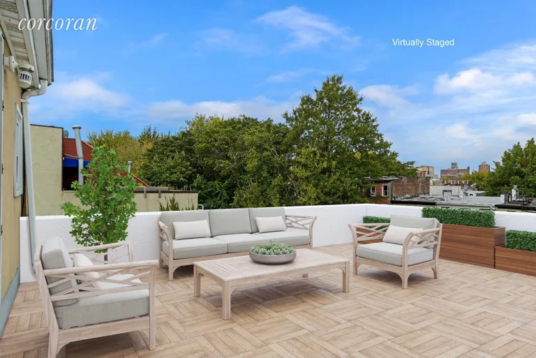 New York City Real Estate | View 111 Madison Street | Roof Deck | View 7