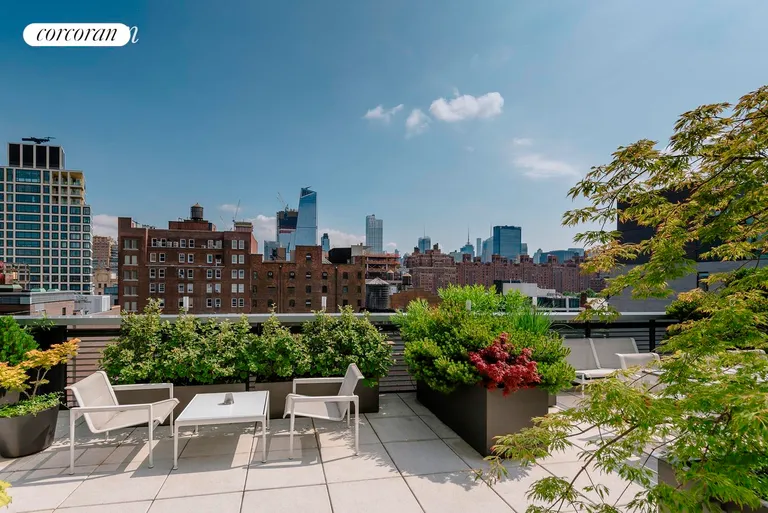 New York City Real Estate | View 524 West 19th Street, PH | North Terrace | View 5