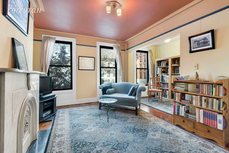 New York City Real Estate | View 228 11th Street | Full width upper duplex living room  | View 9