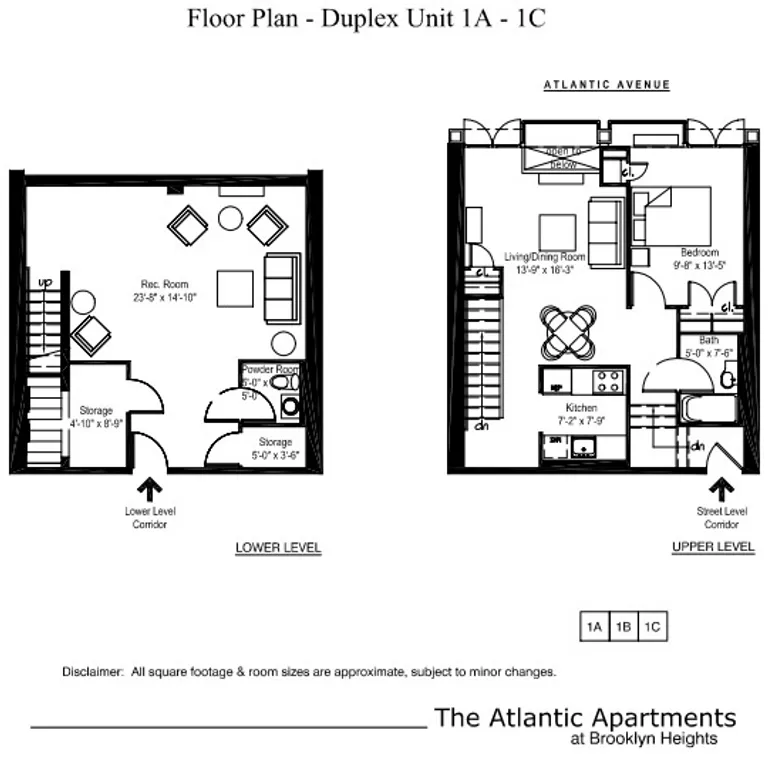 100 Atlantic Avenue, 1B | floorplan | View 7