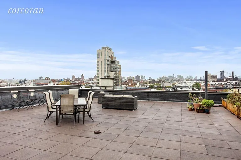 New York City Real Estate | View 72 Berry Street, 1A | Communal Roof Deck | View 9