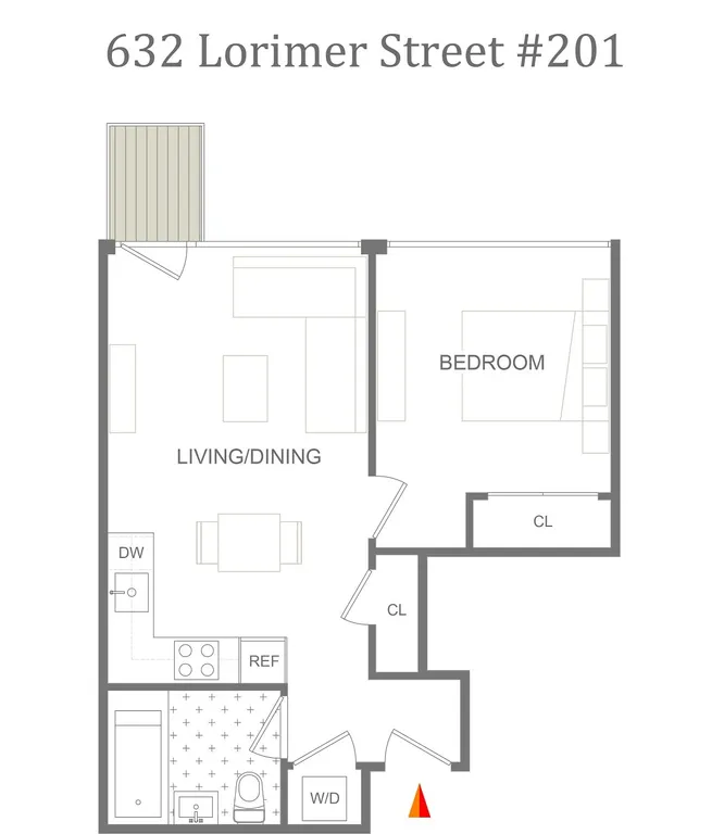 632 Lorimer Street, 201 | floorplan | View 9