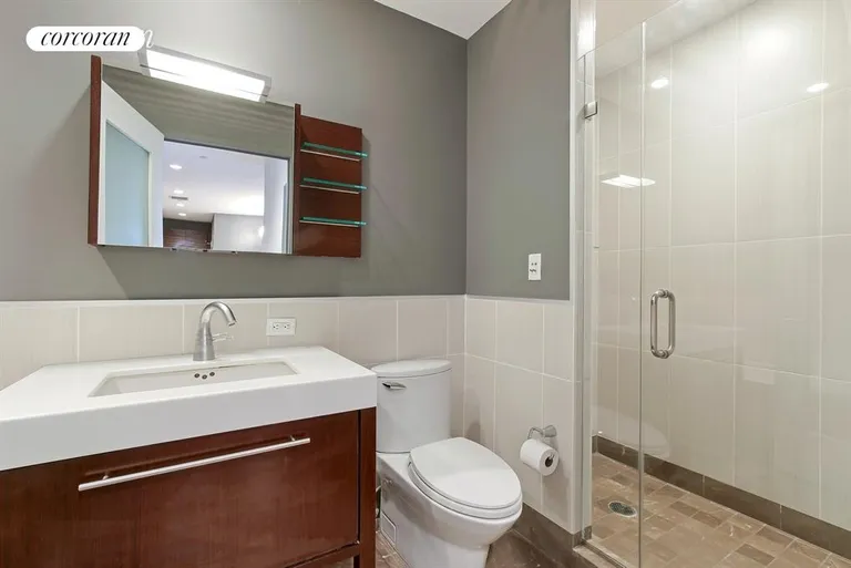 New York City Real Estate | View 225 East 34th Street, 2K | Full bath with Shower and Deep Soaking Tub  | View 4