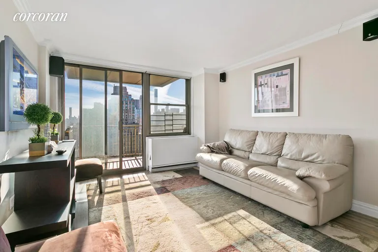 New York City Real Estate | View 301 East 79th Street, 25L | Incredible Sun Streams into your living room | View 2