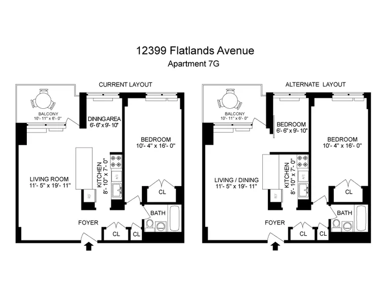12399 Flatlands Avenue, 7G | floorplan | View 6