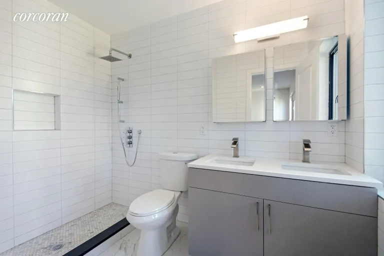 New York City Real Estate | View 843 Midwood Street | Master Bathroom | View 5