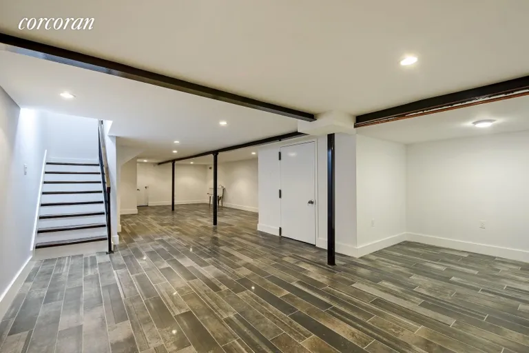 New York City Real Estate | View 843 Midwood Street | Private Finished Basement | View 6