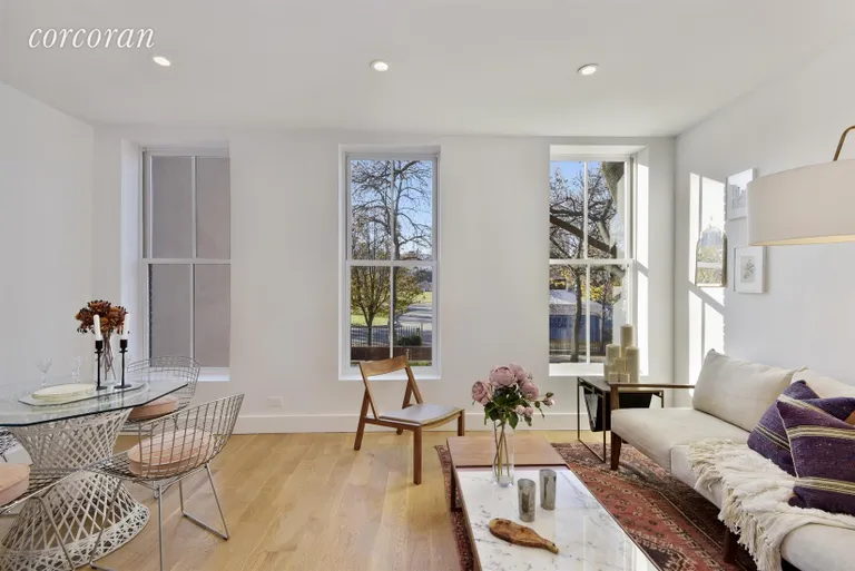 New York City Real Estate | View 23 North Elliott Place, 2 | Living Room/Dining Room | View 2