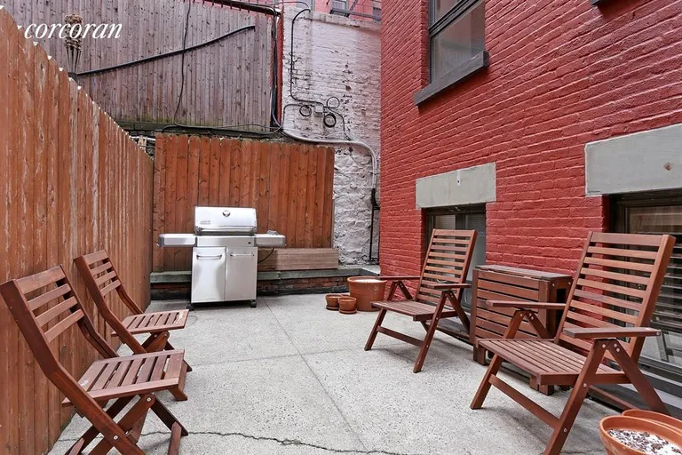 New York City Real Estate | View 303 Mercer Street, B102 | Your very own patio | View 6