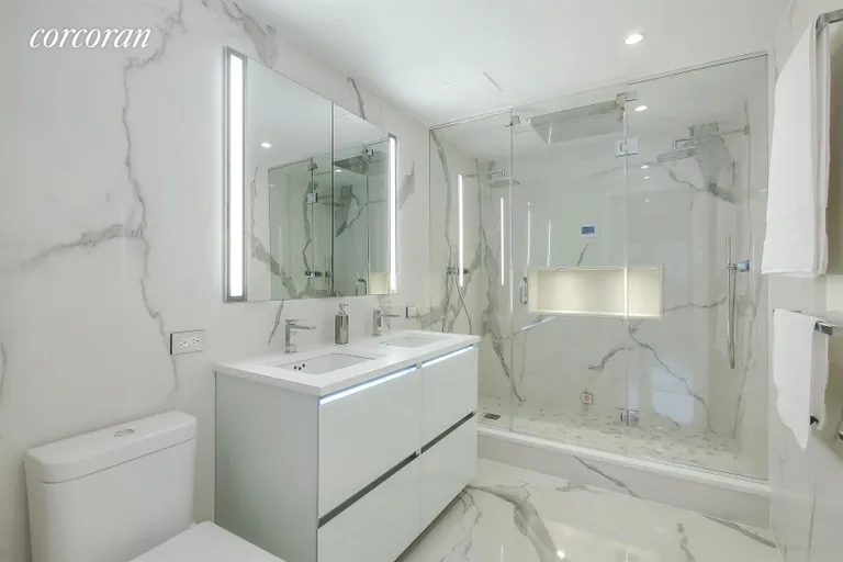 New York City Real Estate | View 240 East 10th Street, 4B | Master Bathroom | View 8