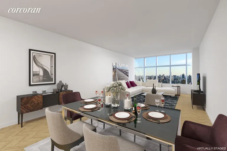 New York City Real Estate | View 160 West 66th Street, 45D | Living Room | View 8