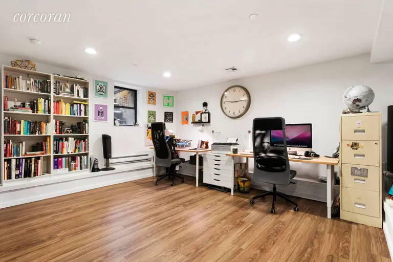 New York City Real Estate | View 440 Irving Avenue, 1B | Immense flex space downstairs! | View 4