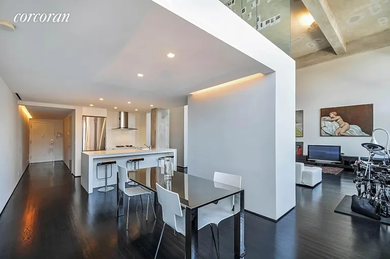New York City Real Estate | View 330 WYTHE AVENUE, 2I | Dining Area & Kitchen | View 9