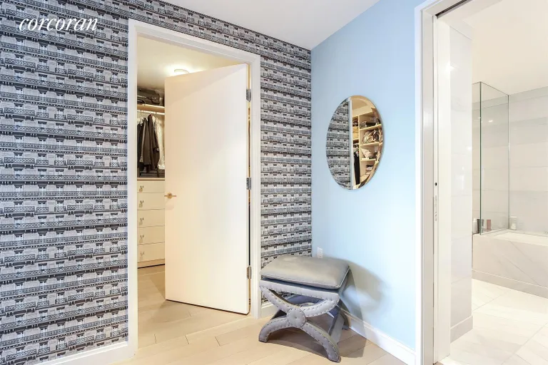 New York City Real Estate | View 212 Warren Street, 5G | Dressing Area in Master Bedroom | View 4