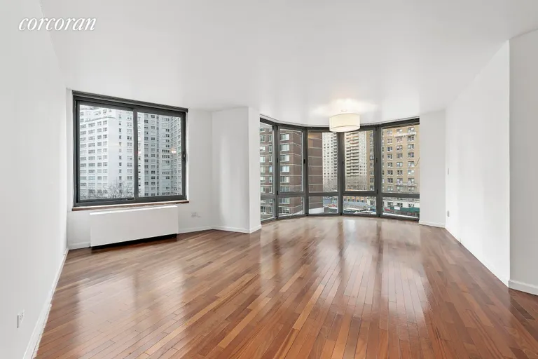 New York City Real Estate | View 155 West 70th Street, #5D | Living Room Unstaged | View 2
