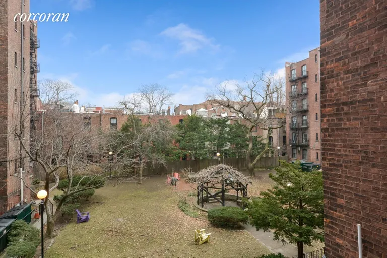 New York City Real Estate | View 423 Hicks Street, 2E | Garden View from Bedroom | View 6