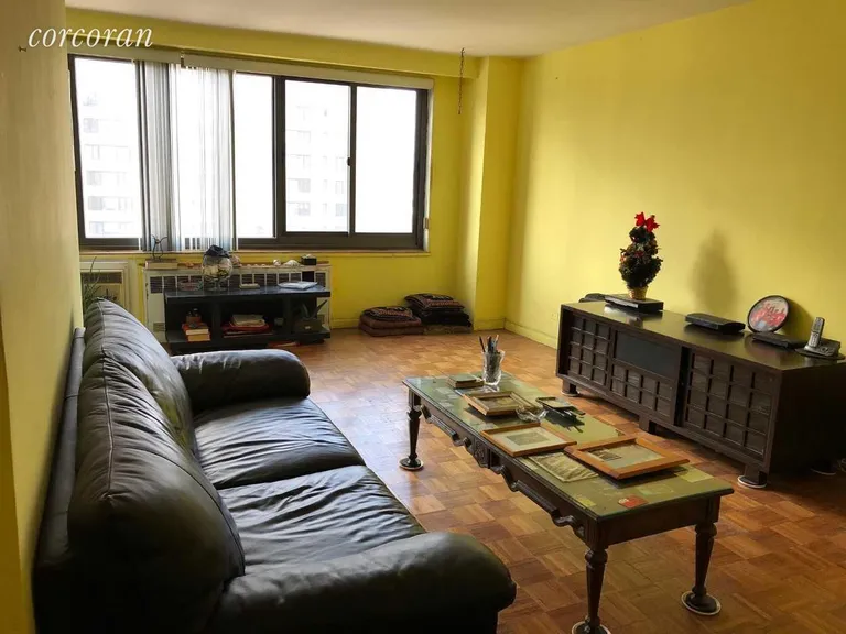 New York City Real Estate | View 195 Willoughby Avenue, 918 | Very Large Living Room | View 2