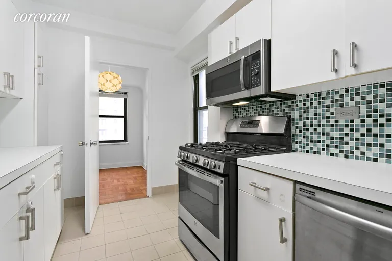 New York City Real Estate | View 140 East 56th Street, 12F | Windowed Kitchen | View 3