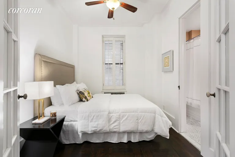 New York City Real Estate | View 590 West End Avenue, 5A | French Doors to Bedroom | View 4