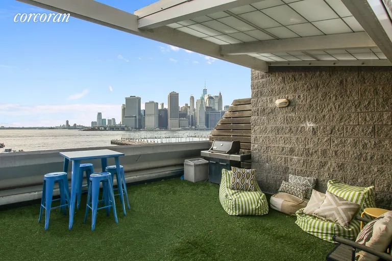 New York City Real Estate | View 360 Furman Street, 206 | Private roof top cabana one flight up! | View 6