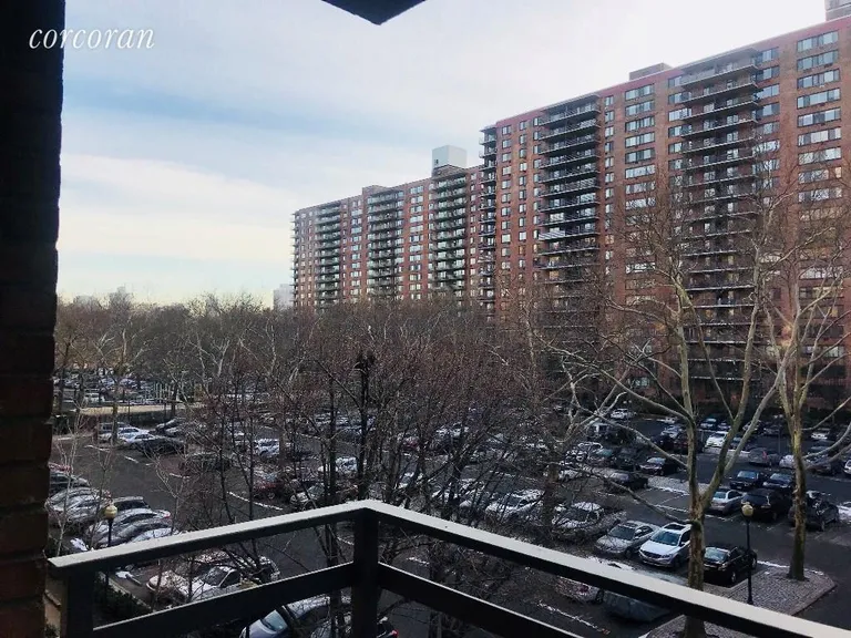 New York City Real Estate | View 392 Central Park West, 4C | Balcony overlooking the grounds | View 8