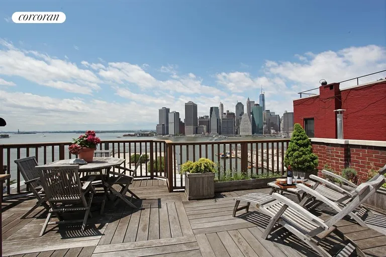 New York City Real Estate | View 190 Columbia Heights, 5 | Roof Deck | View 8