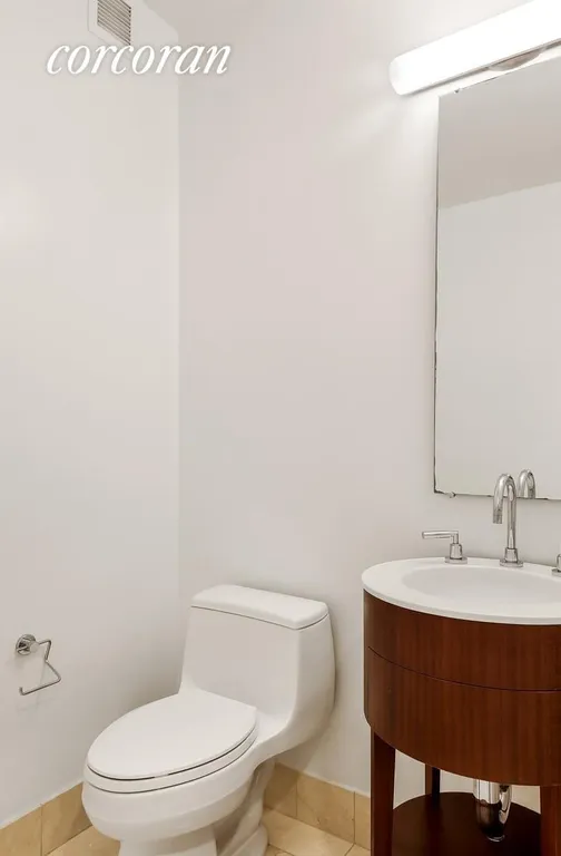 New York City Real Estate | View 30 West Street, 5D | Powder Room | View 4
