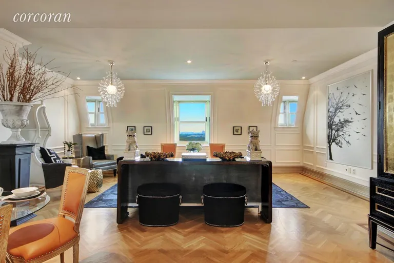 New York City Real Estate | View 1 Central Park South, 1807 | Grand Park-Facing Living Room | View 3