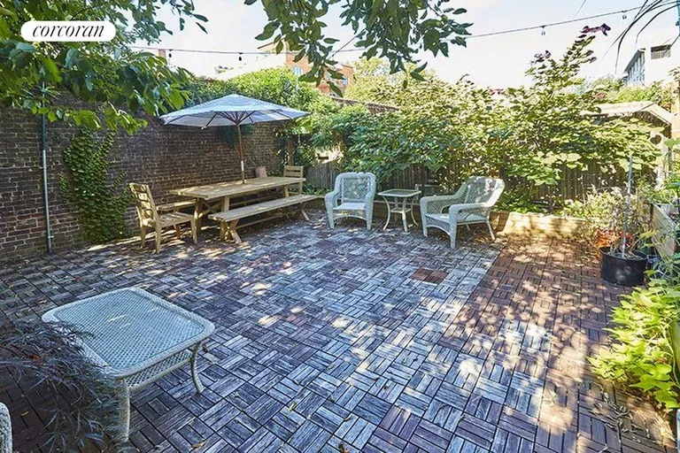 New York City Real Estate | View 228 16th Street, 3 | Large and Lovely Private Garden | View 6