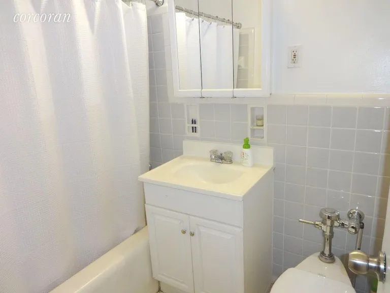 New York City Real Estate | View 122 Ashland Place, 4M | Full sized bath with tub | View 12