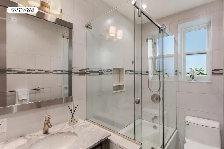 New York City Real Estate | View 75 Prospect Park West, 5c | Windowed Spa Bathroom | View 6